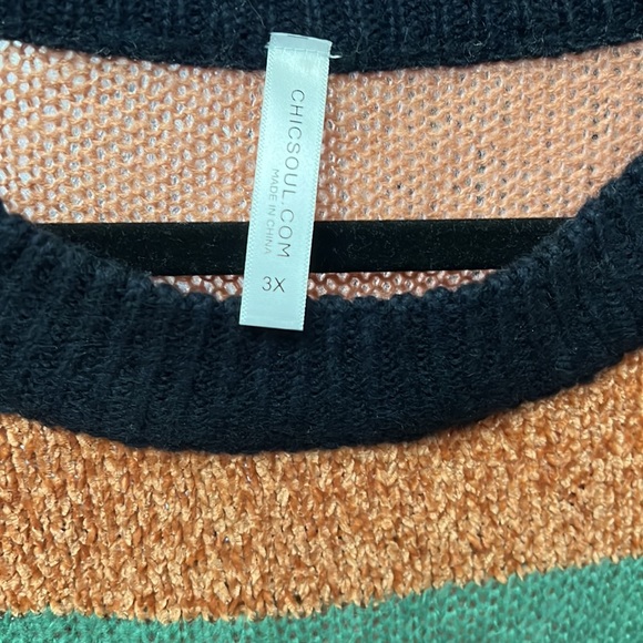 Chic Soul Bookmarked for Later Sweater, Size 3X - Picture 3 of 3